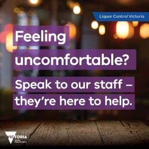 Feeling uncomfortable? Speak to our staff - they&rsquo;re here to help
